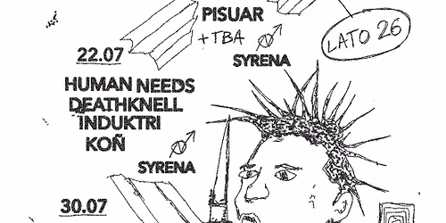 PUNK GIG: INDUSTRY + KL\u0104TWA + TBA \/\/ 30.07 at SYRENA