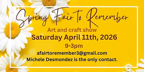 Spring Fair to Remember