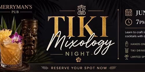 Tiki Theme Mixology Class with Alyssa Gappa & George Del Duca