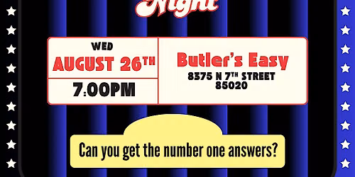 Family Feud Style Trivia at Butler's Easy