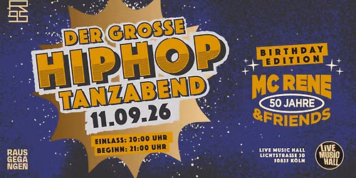 DER GROSSE HIPHOP TANZABEND