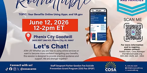 Veteran Roundtable: Your Benefits Online Using Apps and VA.gov
