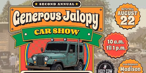 2026 Generous Jalopy Car Show