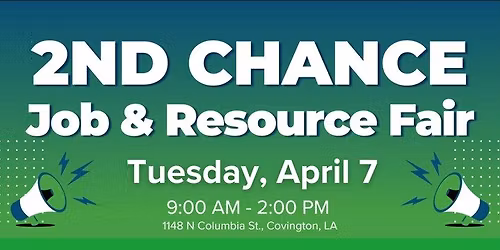 2nd Chance Job & Resource Fair