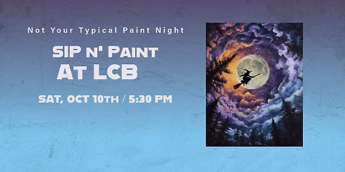 Sip n\u2019 Paint at LCB: Midnight Flight