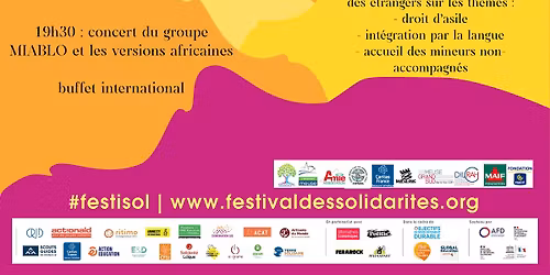 FESTIVAL DES SOLIDARITES "Halte aux pr\u00e9jug\u00e9s sur l\u2019immigration !" 