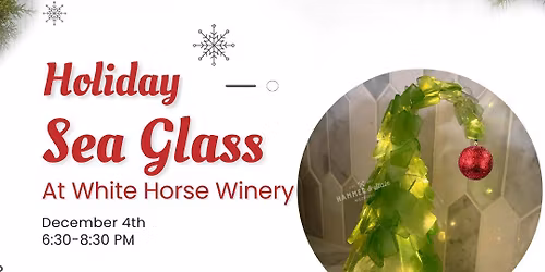 Craft & Sip- Seaglass Trees (December)- SOLD OUT