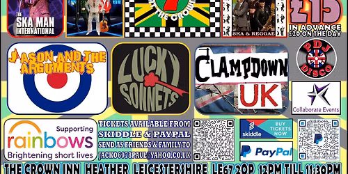 L U C K Y  S O N N E T S - SKANKING AT THE CROWN LEICESTER 