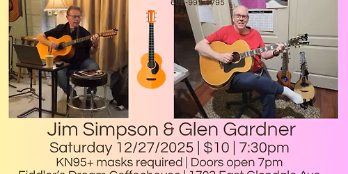 Acoustic Evening with Jim Simpson and Glen Gardner 