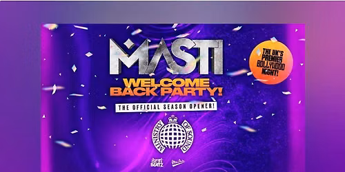 LSESU India Soc : WELCOME BACK PARTY! | Ministry of Sound