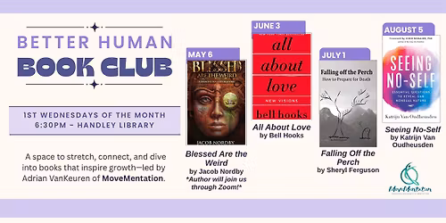 Better Human Book Club with Movementation - Author Joins Session via Zoom!