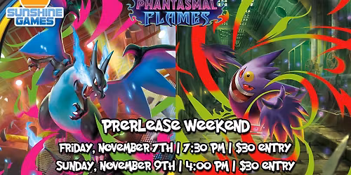Pok\u00e9mon - Phantasmal Flames Prerelease