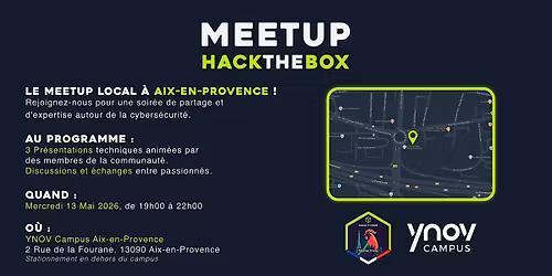0x05 MeetUp HackTheBox France x Ynov Campus Aix