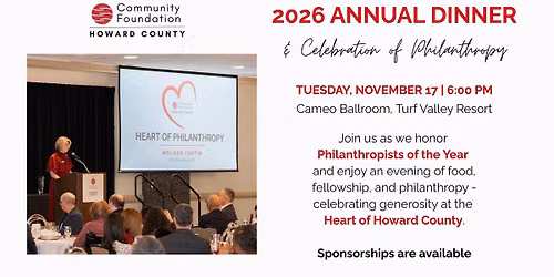 CFHC Annual Dinner & Celebration of Philanthropy