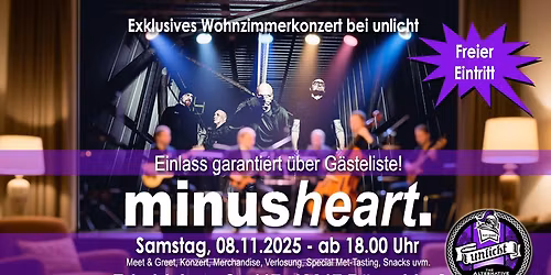 Minusheart (Wohnzimmerkonzert bei Unlicht)