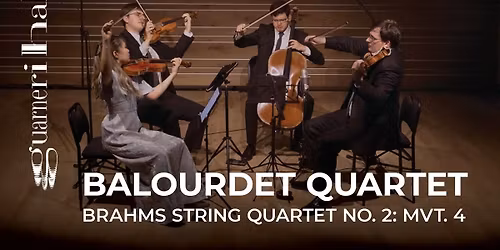 Balourdet Quartet at Macky Auditorium