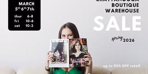 Chattanooga Boutique Warehouse Sale - Spring 2026