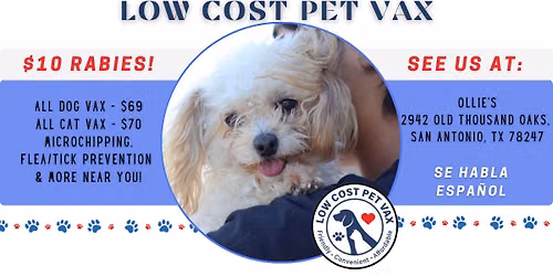 San Antonio Low Cost Pet Vaccinations (Old Thousand Oaks Dr)