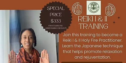 Reiki I & II Training with Sacred Willow Reiki Healing