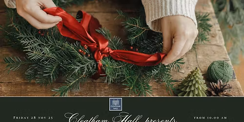 Festive wreath making workshop