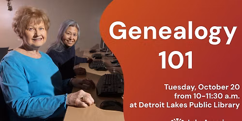 Genealogy 101: Discover free Genealogy resources at your library!