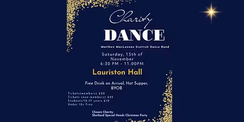 Shetland Association Charity Dance