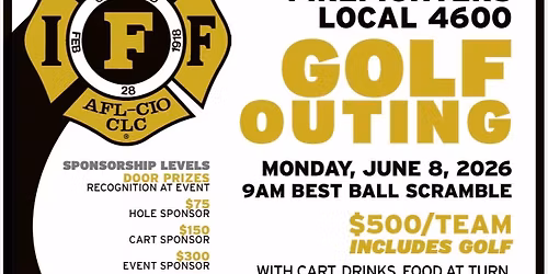 Chesterton Firefighters Local 4600 Annual golf outting