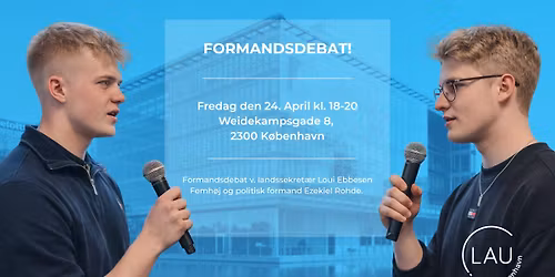 Formandsdebat hos LAU K\u00f8benhavn