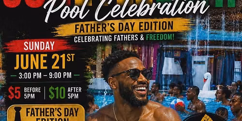 Father\u2019s Day | Juneteenth Bearded Pool Party