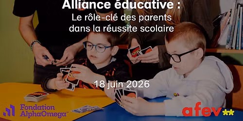 L'alliance \u00e9ducative : le r\u00f4le-cl\u00e9 des parents dans la r\u00e9ussite scolaire