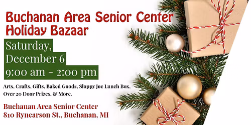 Holiday Bazaar at the Buchanan Area Senior Center