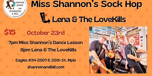 Lena & The LoveKills at Miss Shannon's Sock Hop 10\/23