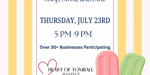 Downtown Tomball Summer Stroll