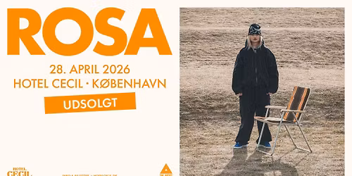 F\u00c5 BILLETTER! Rosa | Hotel Cecil, K\u00f8benhavn