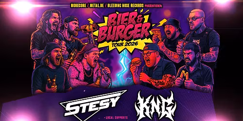 STESY & King Nugget Gang "Bier & Burger Tour 2026": Caf\u00e9 Central - Weinheim
