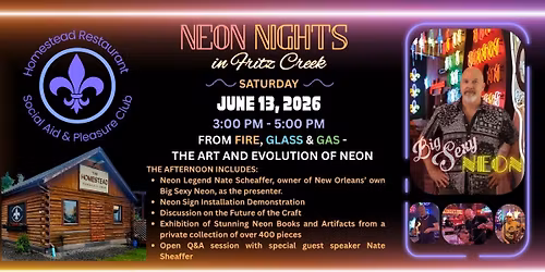 FIRE, GLASS & GAS - THE ART AND EVOLUTION OF NEON