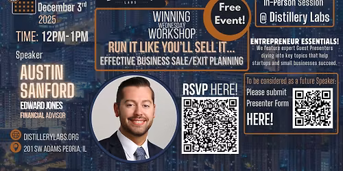 Winning Wednesday Workshop: Austin Sanford, Edward Jones Financial Advisor