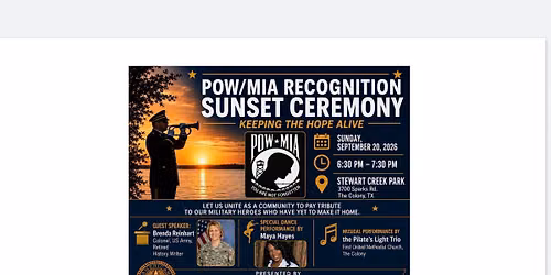 POW\/MIA Recognition Sunset Ceremony