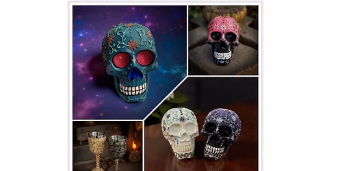 Sugar Skull or Skull Chalice Painting @ Ricky's Courtenay