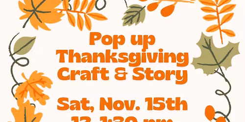 Thanksgiving craft & story time
