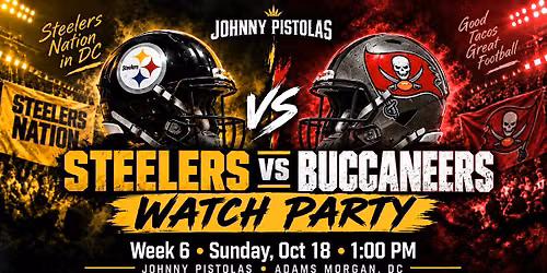 Week 6: Steelers v Buccaneers Watch Party