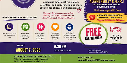 Backpacks, Bedtimes, and Big Feelings  Transition Support for Parents