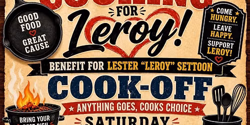 Benefit cook off for Lester Settoon