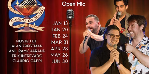 English Standup Comedy - Wet & Wild Bucket List - Comedy on Mackay