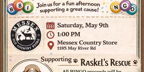 Bingo For Raskel\u2019s Rescue 