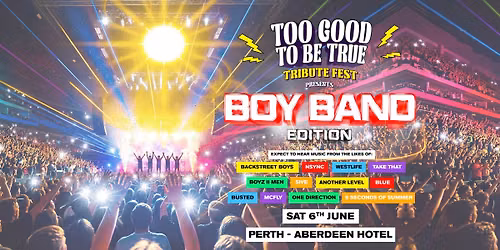 Tribute Festival: Boyband Edition comes to Perth!