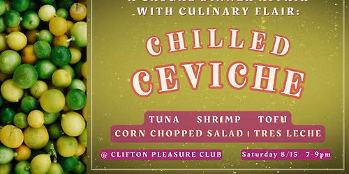 Chilled Ceviche Dinner