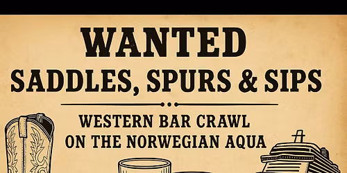 Saddles, Spurs & Sips \u2013 Western Bar Crawl on the Norwegian Aqua \ud83e\udd20\ud83d\udc0e\ud83c\udf7b 