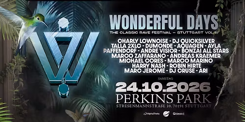 Wonderful Days - The Classic Rave - Stuttgart Vol III