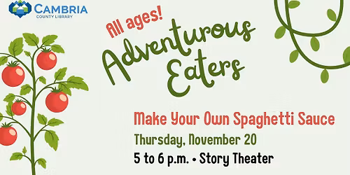 Adventurous Eaters Series with Chef Nan